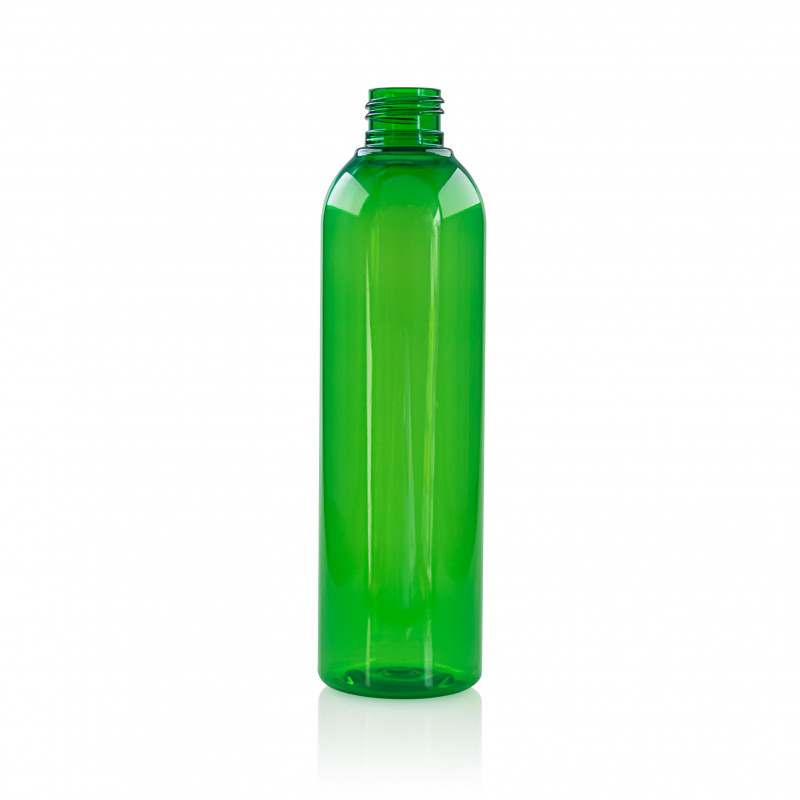250ML ronde groene PET fles 24.410