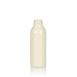 100 ml fles Basic Round gerecycled HDPE ivoor 24.410