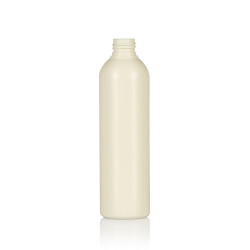 250 ml fles Basic Round gerecycled HDPE ivoor 24.410