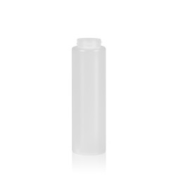 250 ml fles Sauce Round MIX LDPE/HDPE naturel 38.400