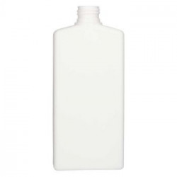 250 ml fles Mailbox Rectangle HDPE wit 24.410
