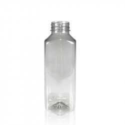500 ml sapfles Juice Square gerecycled R-PET transparant