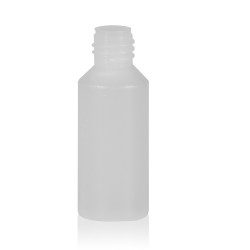 10 ml fles Mini Round HDPE-LDPE naturel