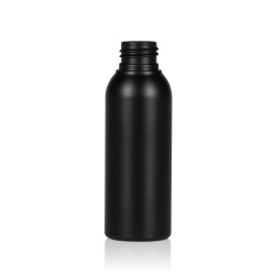 100 ml fles Basic Round HDPE zwart 24.410
