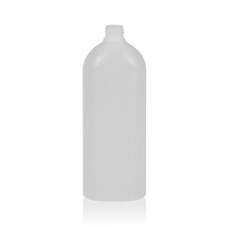 1000 ml fles Basic Oval HDPE naturel 28.410