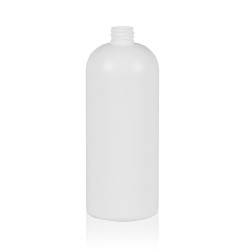 1000 ml fles Basic Round HDPE wit 28.410
