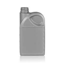 1000 ml fles Oil HDPE zilver 