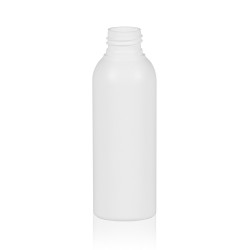 125 ml fles Basic Round HDPE wit 24.410