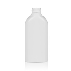 150 ml fles Basic Oval HDPE wit 24.410