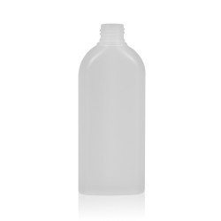 200 ml fles Basic Oval HDPE naturel 24.410
