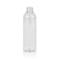 200 ml fles Basic Round PET transparant 24.410