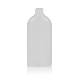 250 ml fles Basic Oval HDPE naturel 24.410