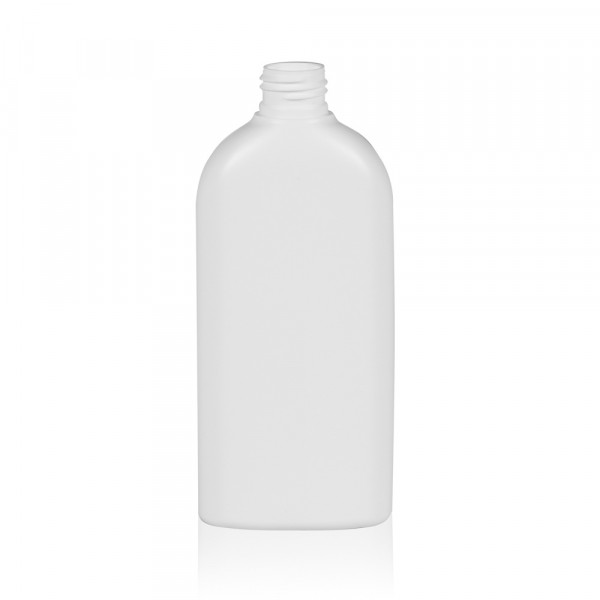 250 ml fles Basic Oval HDPE wit 24.410