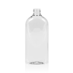 250 ml fles Basic Oval PET transparant 24.410