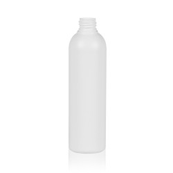 250 ml fles Basic Round HDPE wit 24.410