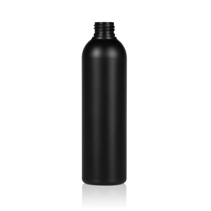 Varken Slaapzaal geur 250 ml basic round zwarte HDPE fles 24.410