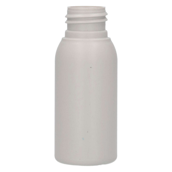 50 ml fles Basic Round gerecycled HDPE ivoor 24.410