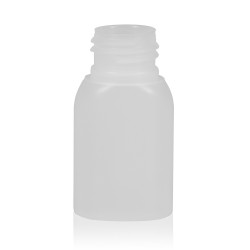30 ml fles Basic Oval HDPE naturel 24.410