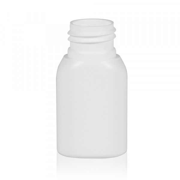 30 ml fles Basic Oval HDPE wit 24.410