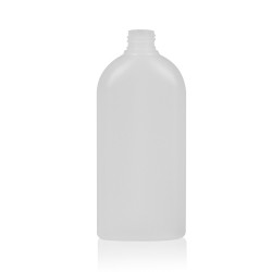 300 ml fles Basic Oval HDPE naturel 24.410