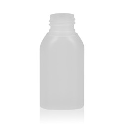 50 ml fles Basic Oval HDPE naturel 24.410