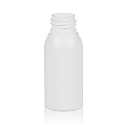 50 ml fles Basic Round HDPE wit 24.410