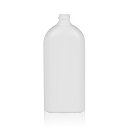 500 ml fles Basic Oval HDPE wit 24.410