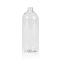 500 ml fles Basic Round PET transparant 24.410