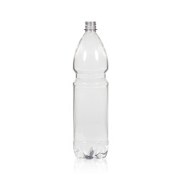 1500 ml fles Water PET transparant 28PCO