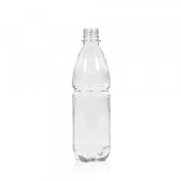 500 ml fles Water PET transparant 28PCO